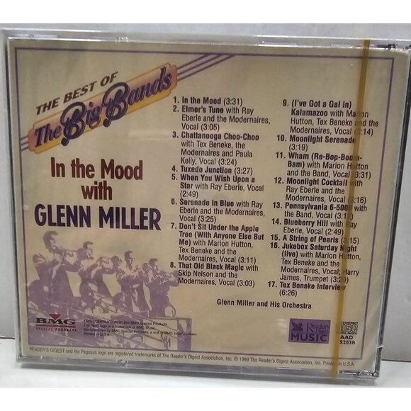 The Best Of The Big Bands In The Mood With Glenn Miller Reader's Digest Music CD - Picture 3 of 3
